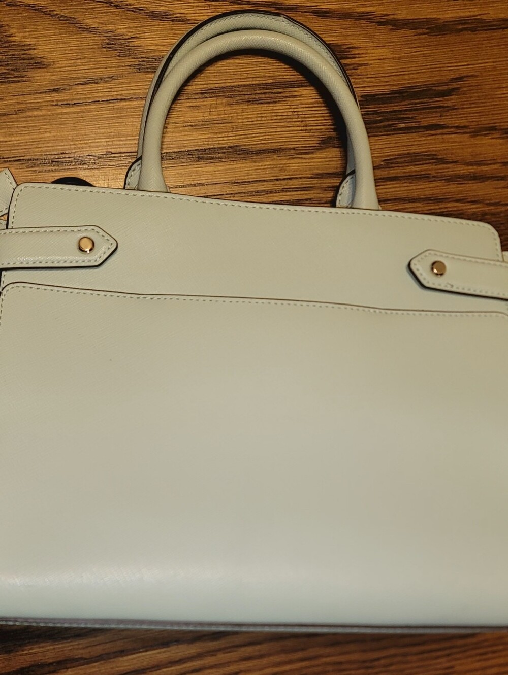 Kate Spade New York Staci Medium Satchel in Blue Saffiano leather - Picture 4 of 6